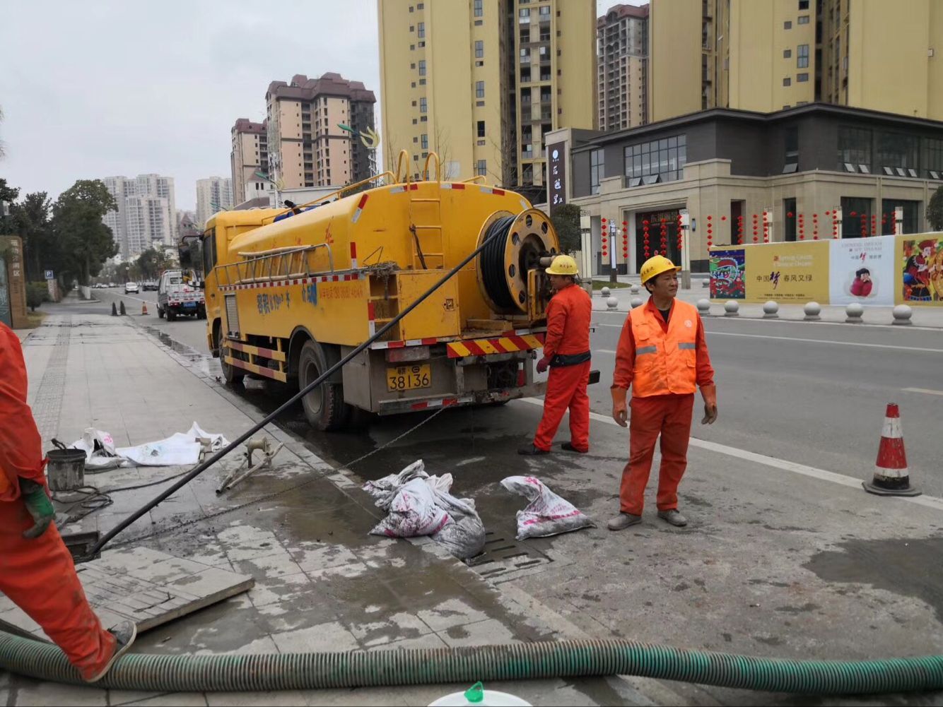 上海排污管道清淤-管道清洗